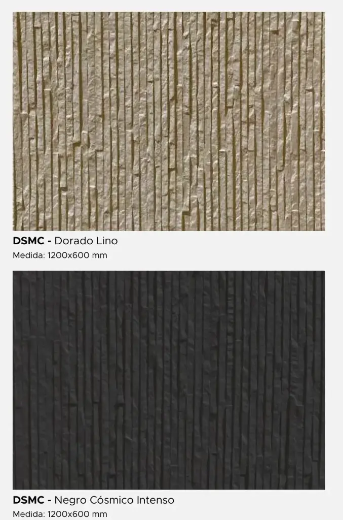 Revestimientos Flexible MODELO JUTE WEAVE & FAULT STONE - DSMC