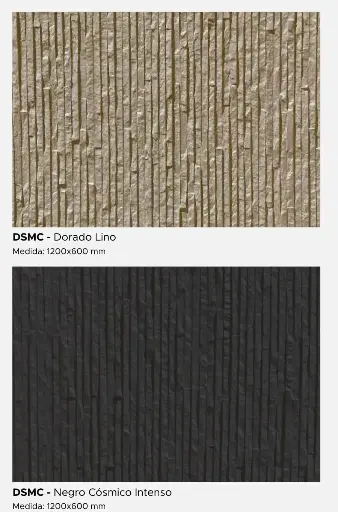 Revestimientos Flexible MODELO JUTE WEAVE & FAULT STONE - DSMC